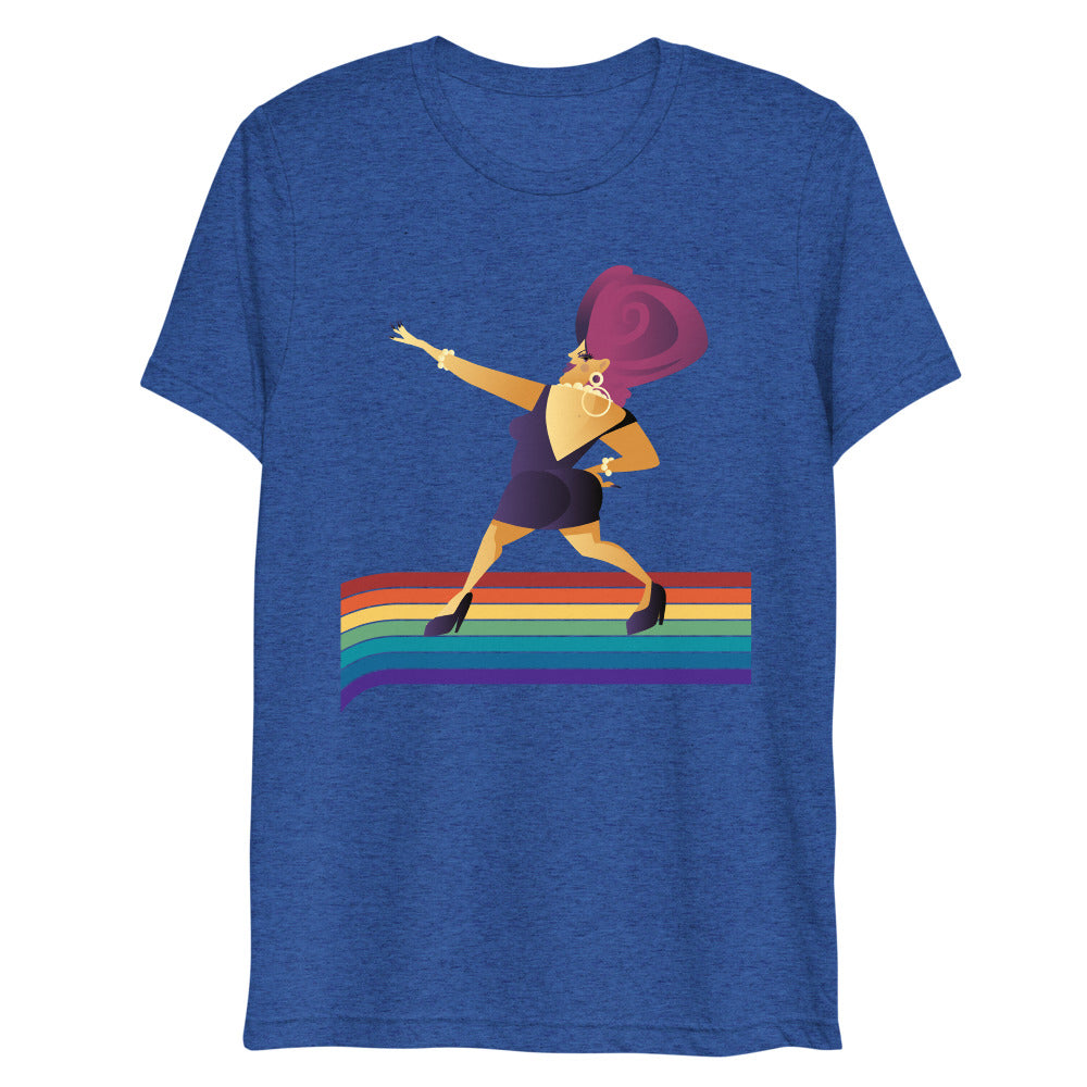 Take it to the Runway (Triblend) - True Royal Triblend