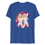 Debut garment mockup | Cell Block Pop (Triblend) | True Royal Triblend
