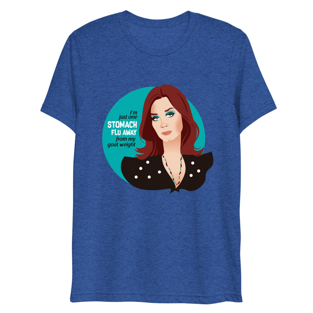 Debut garment mockup | Goal Weight (Triblend) | True Royal Triblend