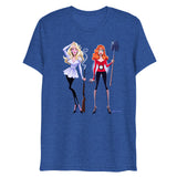 Debut garment mockup | Dead Gorgeous (Triblend) | True Royal Triblend