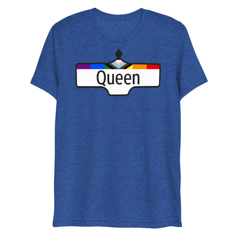 Debut garment mockup | Toronto Queen (Triblend) | True Royal Triblend