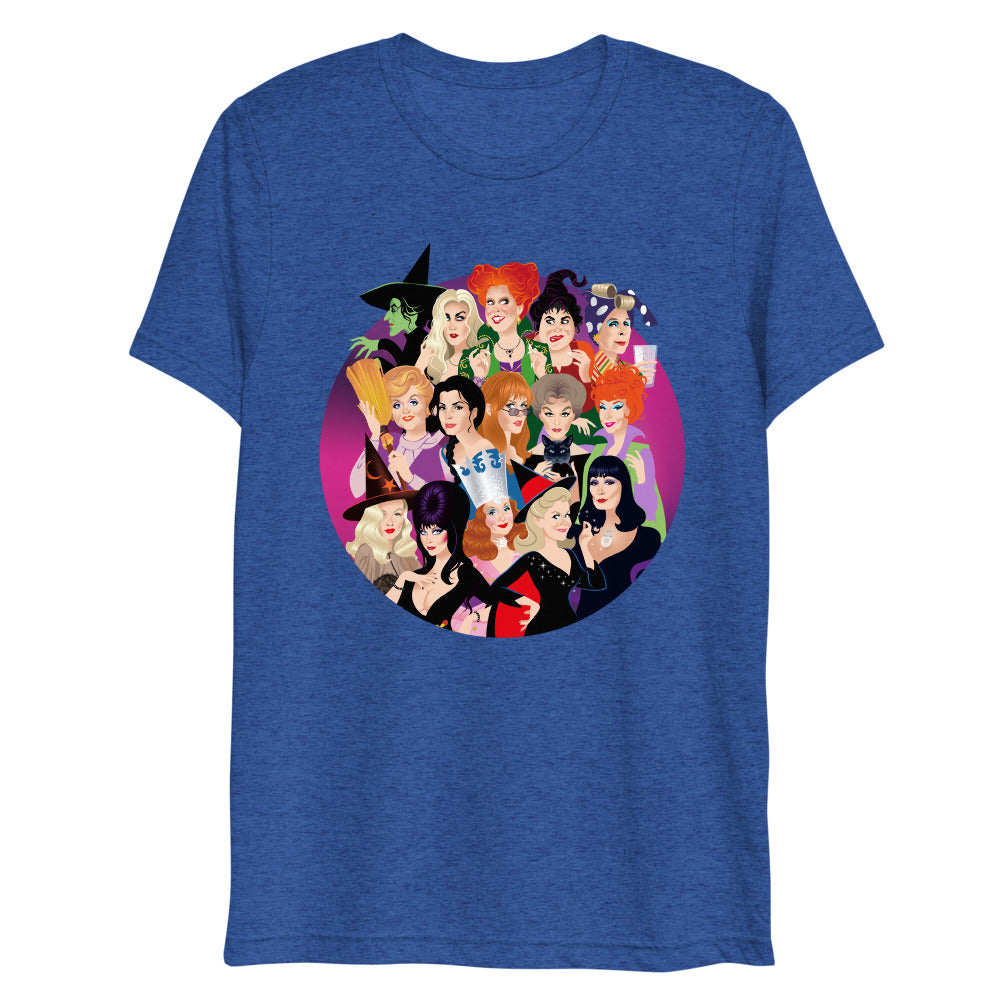 Debut garment mockup | Witch Coven (Triblend) | True Royal Triblend