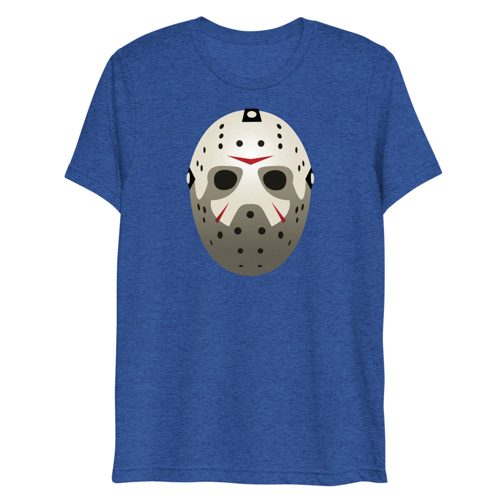 Debut garment mockup | Score (Triblend) | True Royal Triblend