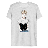 Debut garment mockup | Robyn (Triblend) | White Fleck Triblend