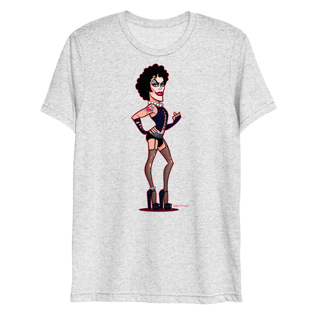 Debut garment mockup | Transylvanian (Triblend) | White Fleck Triblend