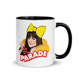 Debut garment mockup | Don't Rain on My Parade (Mug) | Black