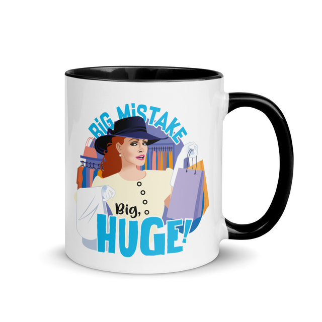 Debut garment mockup | Big Mistake (Mug) | Black