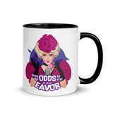 Debut garment mockup | May the Odds (Mug) | Black