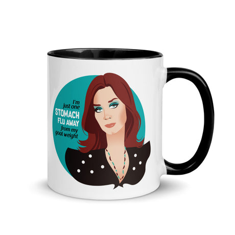 Debut garment mockup | Goal Weight (Mug) | Black