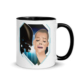 Debut garment mockup | Close Call (Mug) | Black