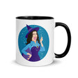 Debut garment mockup | Wink (Mug) | Black