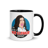 Debut garment mockup | VCR Cleaner (Mug) | Black