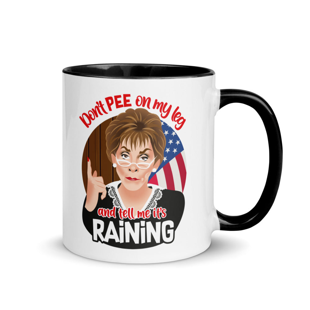 Debut garment mockup | Justice (Mug) | Black