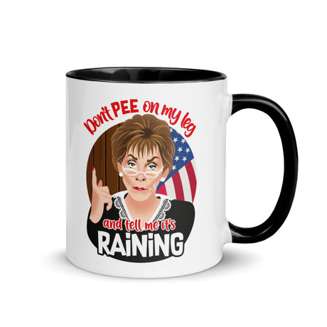 Debut garment mockup | Justice (Mug) | Black