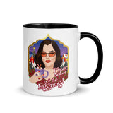 Debut garment mockup | Piper Not the Eggnog! (Mug) | Black
