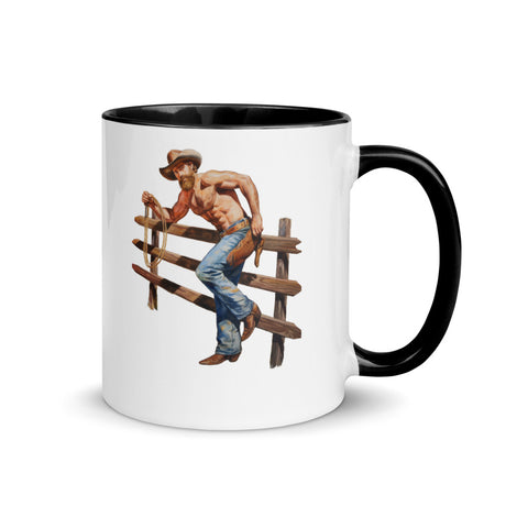 Debut garment mockup | Giddy Up (Mug) | Black