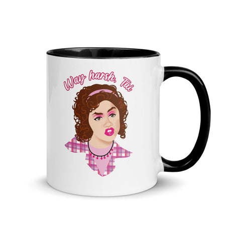 Debut garment mockup | Way Harsh (Mug) | Black