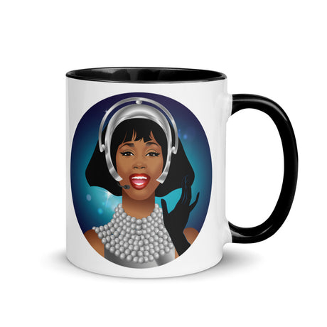 Debut garment mockup | Queen of the Night (Mug) | Black