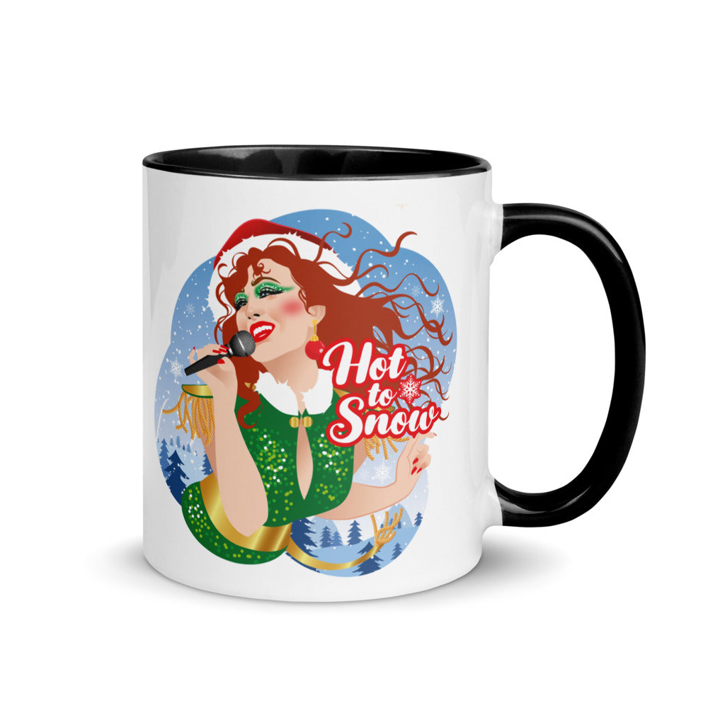 Debut garment mockup | Hot To Snow (Mug) | Black
