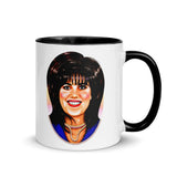 Debut garment mockup | Pearl Necklace (Mug) | Black