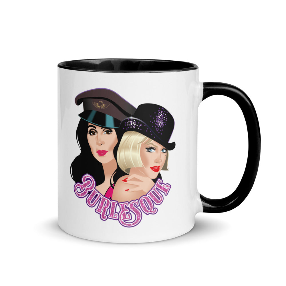 Debut garment mockup | Burlesque (Mug) | Black