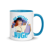 Debut garment mockup | Big Mistake (Mug) | Blue