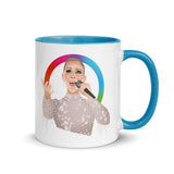 Debut garment mockup | Hymne à l’amour (Mug) | Blue