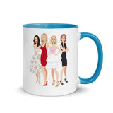 Debut garment mockup | Ladies who Brunch (Mug) | Blue