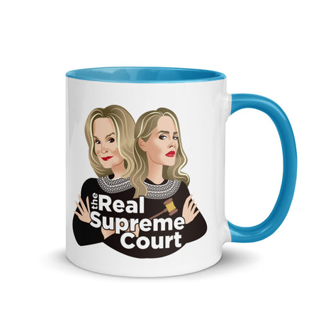 Debut garment mockup | The Real Supreme Court (Mug) | Blue