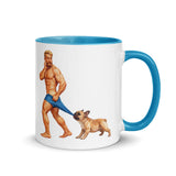 Debut garment mockup | Pardon my Frenchie (Mug) | Blue