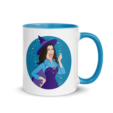 Debut garment mockup | Wink (Mug) | Blue