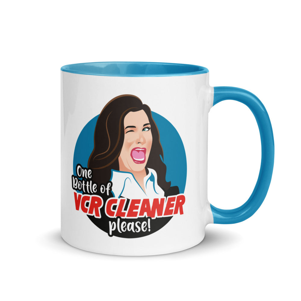 Debut garment mockup | VCR Cleaner (Mug) | Blue