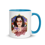 Debut garment mockup | Piper Not the Eggnog! (Mug) | Blue