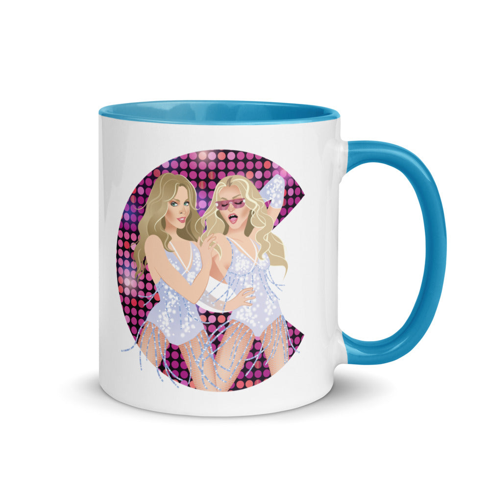 Debut garment mockup | Cell Block Pop (Mug) | Blue