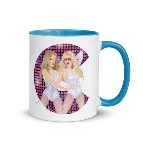 Debut garment mockup | Cell Block Pop (Mug) | Blue