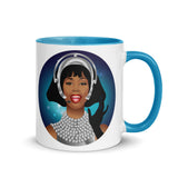 Debut garment mockup | Queen of the Night (Mug) | Blue