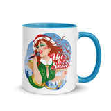 Debut garment mockup | Hot To Snow (Mug) | Blue