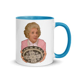 Debut garment mockup | Leapfrog (Mug) | Blue
