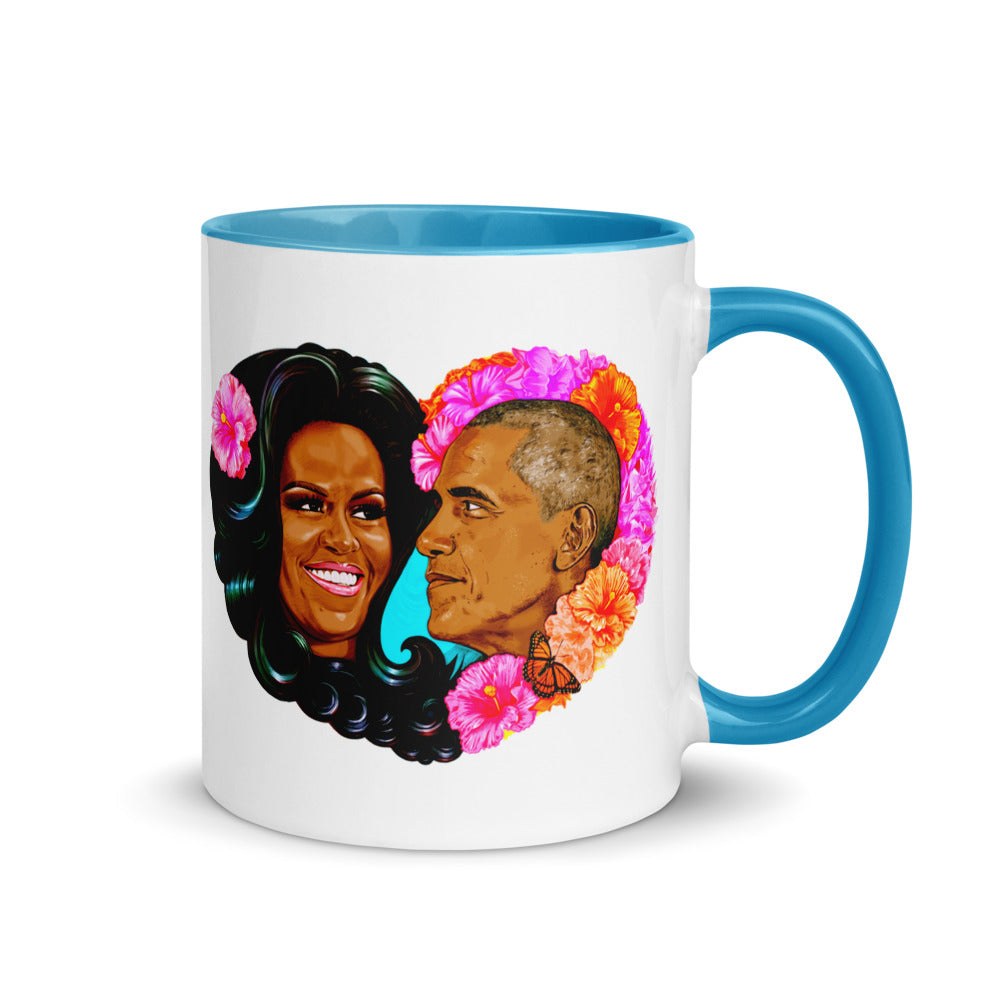 Debut garment mockup | Barack to the Future (Mug) | Blue