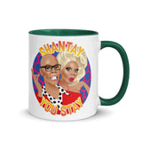 Debut garment mockup | Shantay on the Runway (Mug) | Dark Green