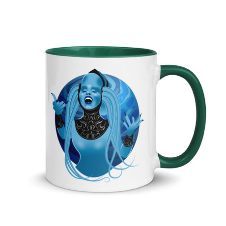 Debut garment mockup | OperAlien (Mug) | Dark Green