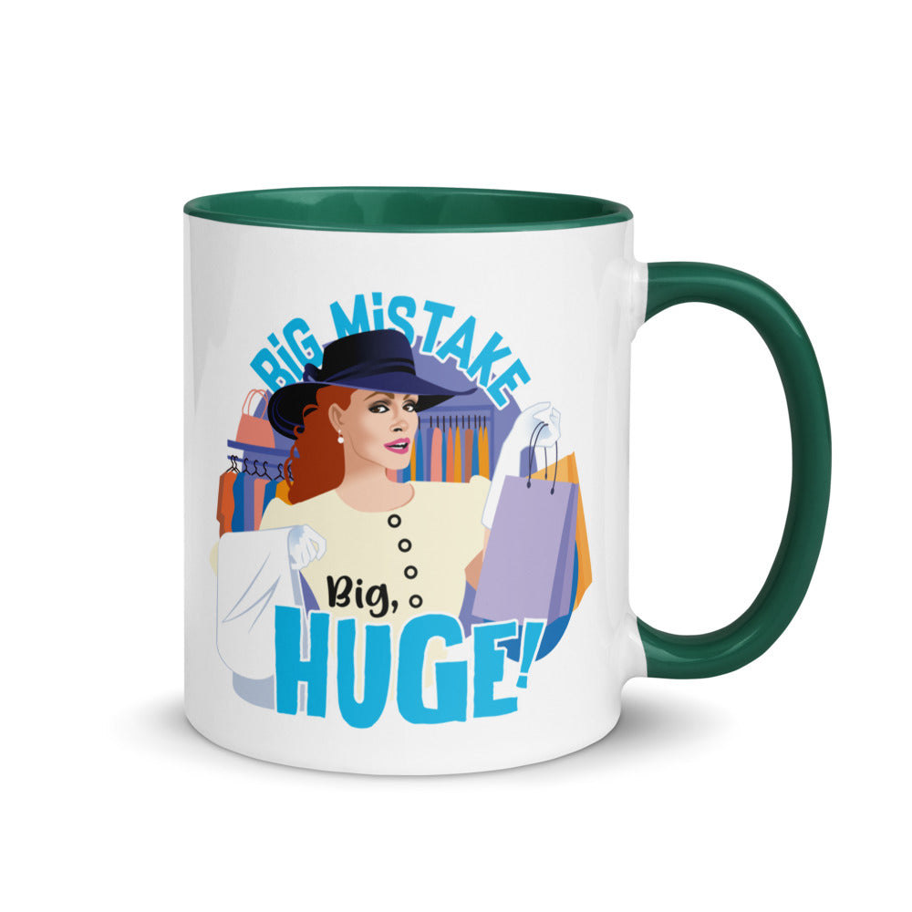 Debut garment mockup | Big Mistake (Mug) | Dark Green