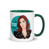 Debut garment mockup | Goal Weight (Mug) | Dark Green