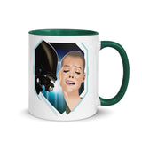 Debut garment mockup | Close Call (Mug) | Dark Green