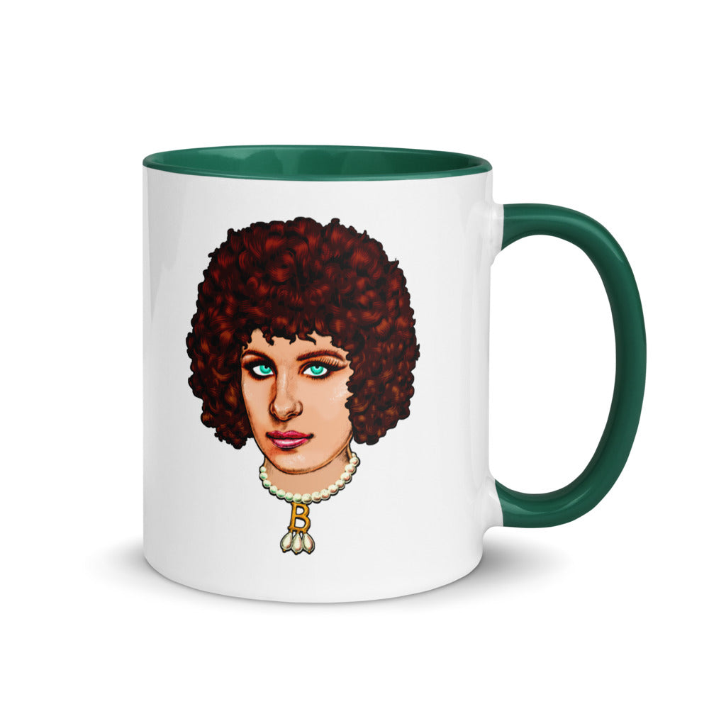 Debut garment mockup | Don’t Boleyn on My Parade (Mug) | Dark Green