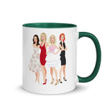 Debut garment mockup | Ladies who Brunch (Mug) | Dark Green