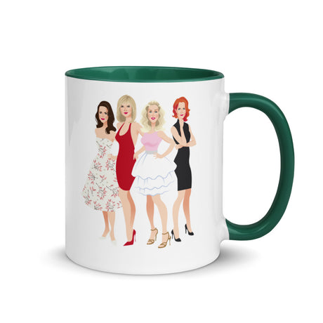 Debut garment mockup | Ladies who Brunch (Mug) | Dark Green