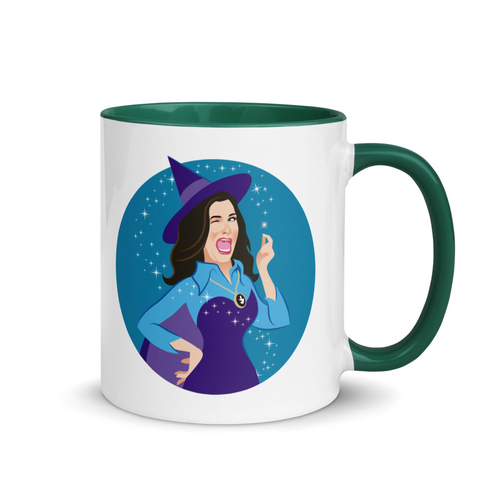Debut garment mockup | Wink (Mug) | Dark Green