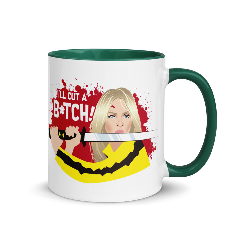 Debut garment mockup | I'll Cut (Mug) | Dark Green