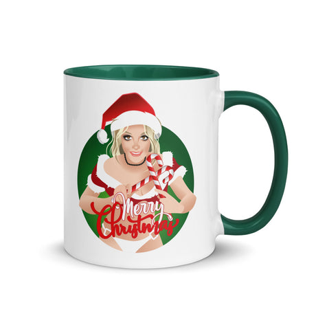 Debut garment mockup | You Better Lick (Mug) | Dark Green